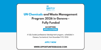 UN Chemicals and Waste Management Program 2026
