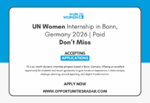 UN Women Internship in Germany 2026