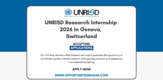 UNRISD Research Internship 2026