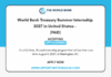World Bank Treasury Summer Internship 2027