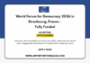 World Forum for Democracy 2026