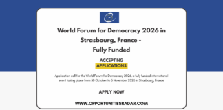 World Forum for Democracy 2026