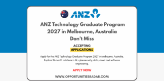 ANZ Technology Graduate Program 2027