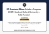 EIT Graduate Ellison Scholars Program 2027