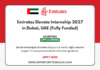 Emirates Elevate Internship 2027 in Dubai