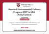 Harvard Environmental Fellows Program 2027