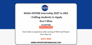 NASA OSTEM Internship 2027