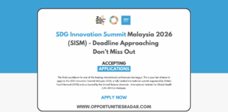 SDG Innovation Summit Malaysia 2026 - Deadline Approaching
