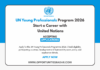 UN Young Professionals Programme 2026