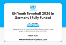 UN Youth Townhall 2026 in Germany
