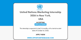 United Nations Marketing Internship 2026