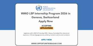 WMO LSP Internship 2026