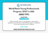 World Bank Young Professionals Program 2027