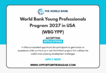World Bank Young Professionals Program 2027