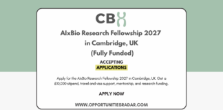 AIxBio Research Fellowship 2027 in the UK