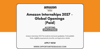 Amazon Internships 2027
