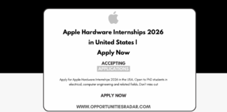 Apple Hardware Internships 2026