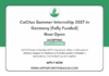CaCtus Summer Internship 2027 in Germany