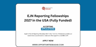 EJN Reporting Fellowships 2027