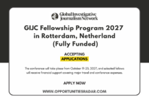 GIJC Fellowship 2027 in Rotterdam, Netherlands (Fully Funded) GIJC Fellowship 2027 in Rotterdam, Netherland