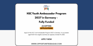 HSC Youth Ambassador Program 2027