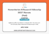 Humanitarian AI Research Fellowship 2027