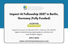 Impact AI Fellowship 2027 in Berlin, Germany