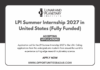 LPI Summer Internship 2027 in USA