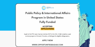 PPIA Junior Summer Institute 2027