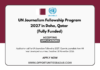 UN Journalism Fellowship 2027