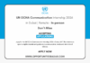 UN OCHA Communication Internship 2026
