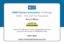 UNDP Ocean Innovation Challenge 2026