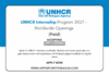 UNHCR Internships 2027